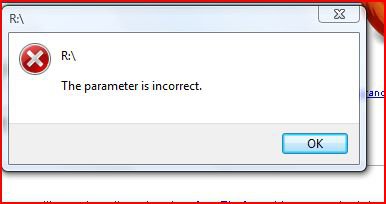 the parameters is incorrect.JPG