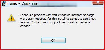 a problem with this installer package.....JPG