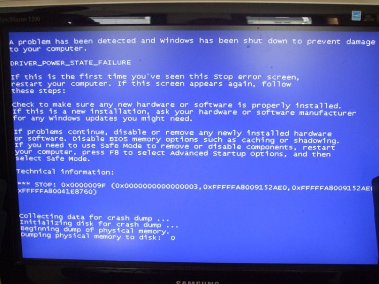 Blue screen error message.JPG