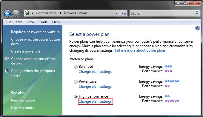 Power Options and Sleep Mode Problems