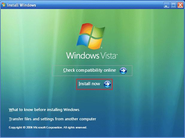 Repair Install For Vista