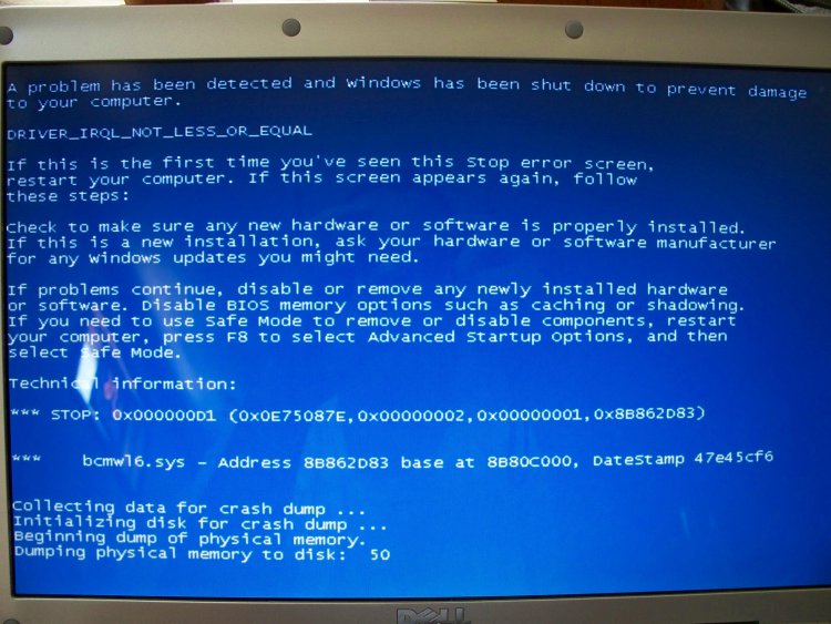 Driver_irql_not_less_or_equal | Vista Forums