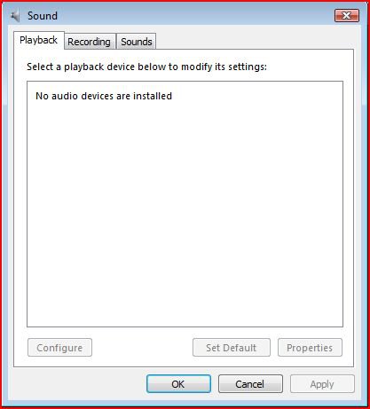 No Audio Device installed.JPG