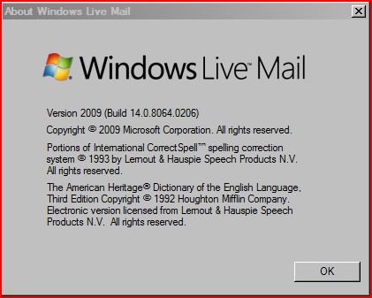 Windows Live Mail Version update..JPG