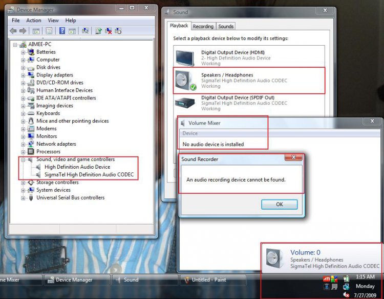 gateway sigmatel audio driver windows 7