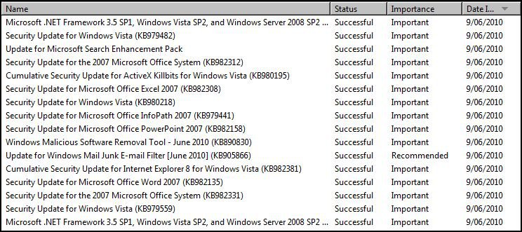 MS Patch Tuesday 09Jun10 - 16 Updates.JPG