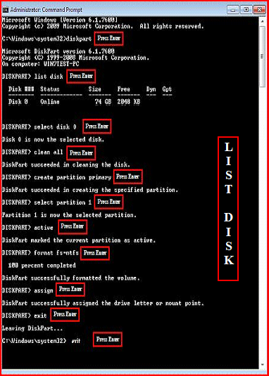 how to install windows 7 in acer laptop