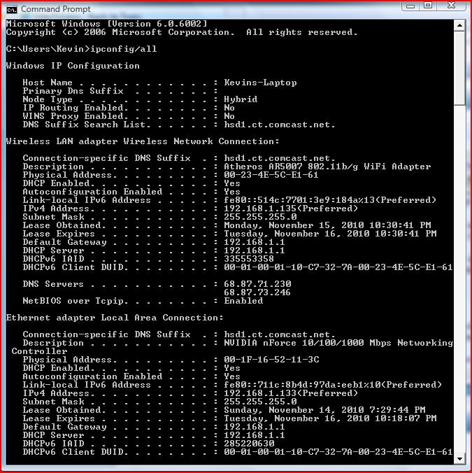 ipconfig 1 both networks connected hardwired and wireless.JPG