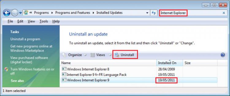 IE9 Installed Updates 19 May 2011.jpg