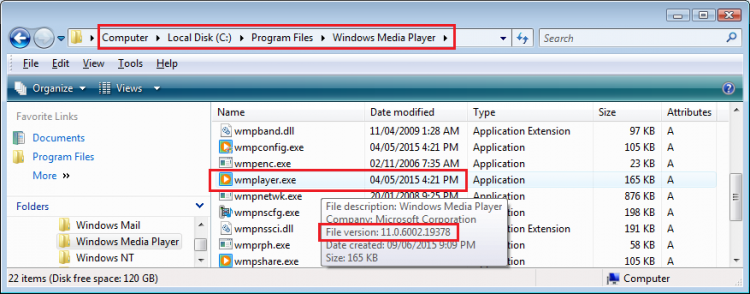 Vista SP2 Windows Media Player wmplayer_exe June 2015.png