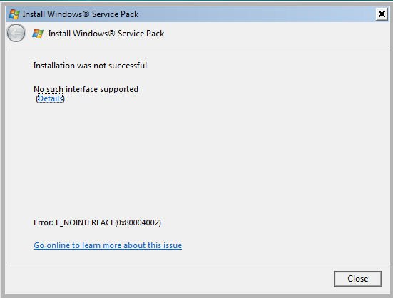 Windows server 2008 service pack 2