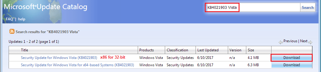 Microsoft Update Catalog Search Results KB4021903.png