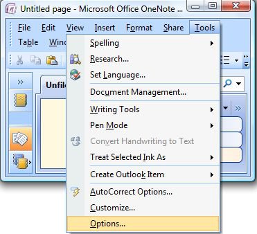 Minimizing OneNote on startup, Can Microsoft Office OneNote 2007 be started  minimized | Vista Forums
