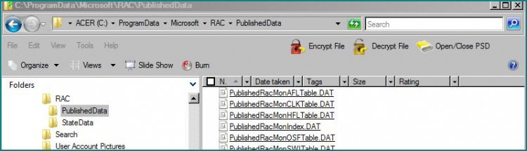 Folder Error - Computer-C-Program Data-Microsoft-RAC-Published Data.JPG