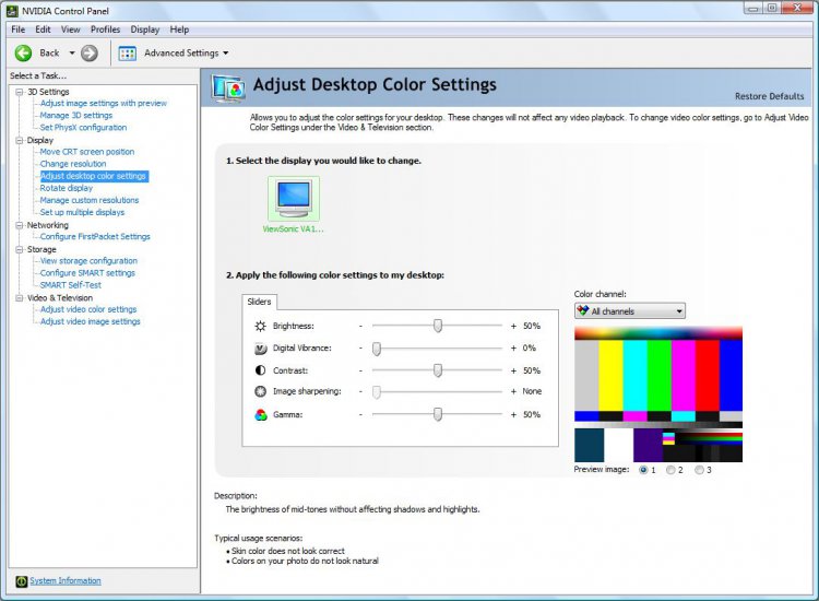 Monitor too bright Vista Forums